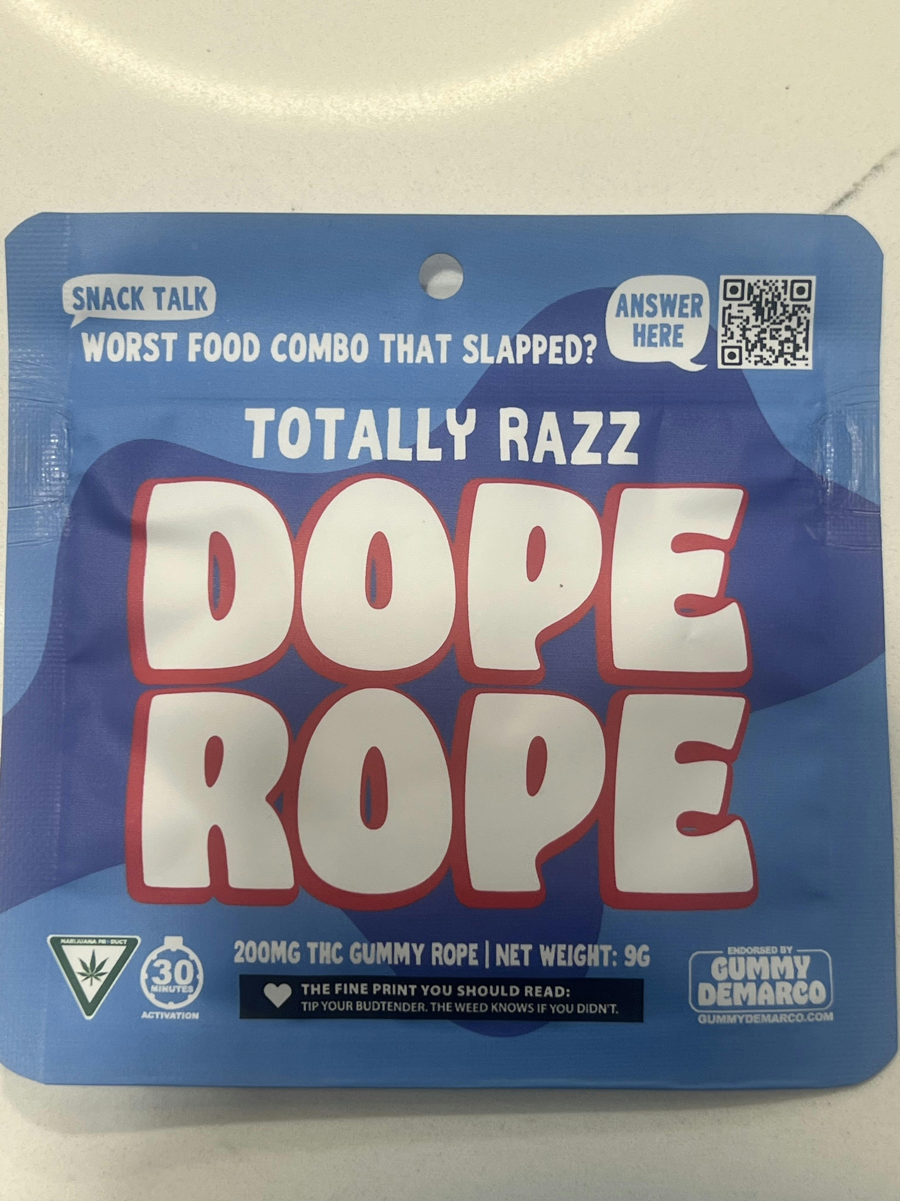Totally Razz Dope Rope | Gummies | 200mg/ea