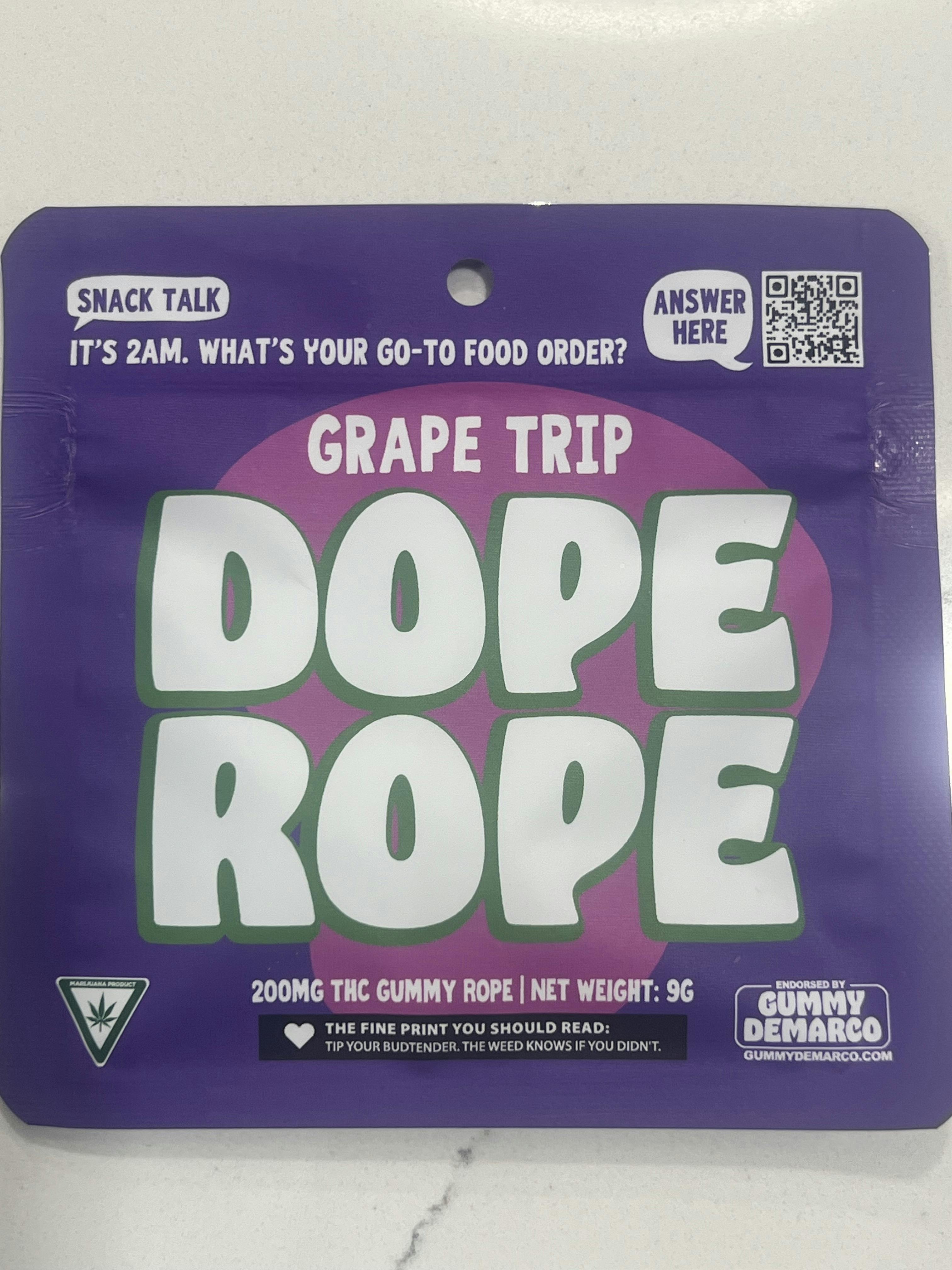 Grape Trip Dope Rope | Gummies | 4.848mg/ea