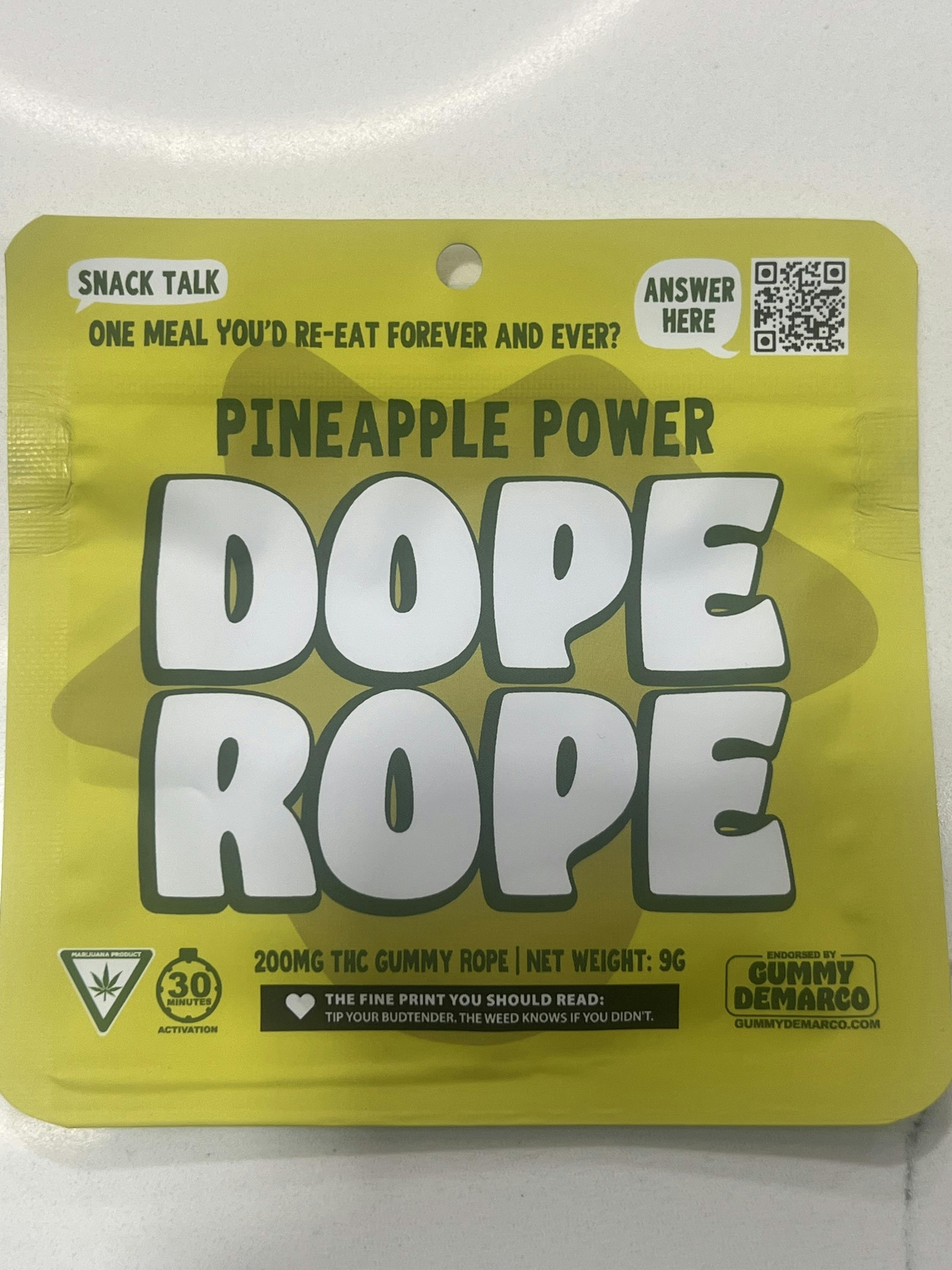 Pineapple Power Dope Rope | Gummies | 200mg/ea