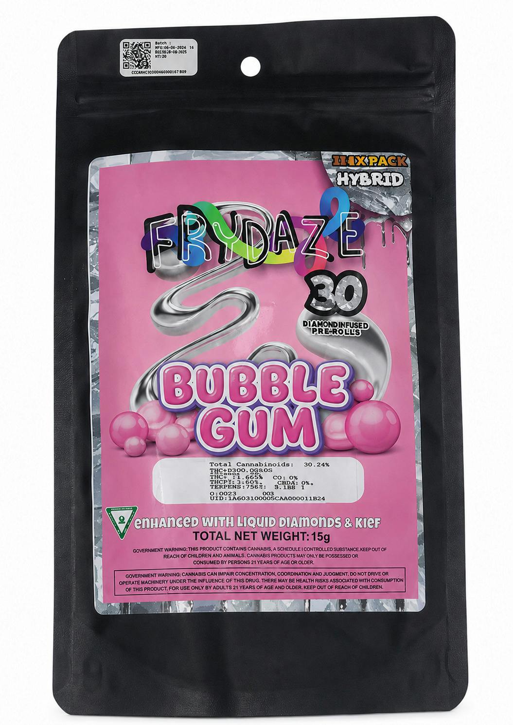Bubble Gum | Infused Minis | 0.5g | 30pk