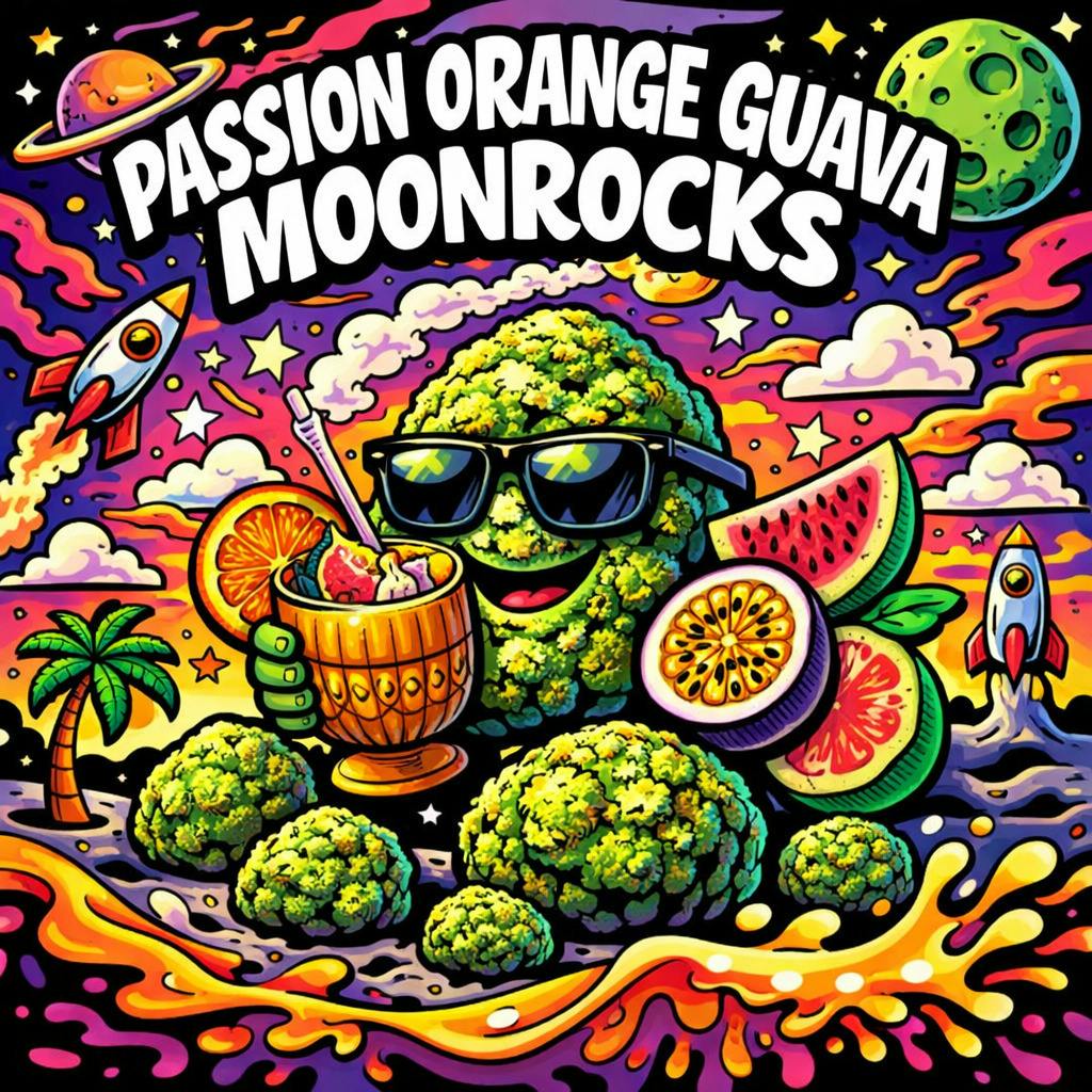 Passion Orange Guava | Infused Flower | 1g