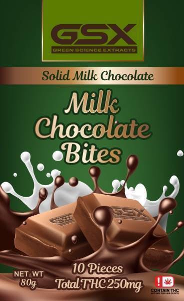 GSX - Milk Chocolate 1000mg | Chocolates | 10pk | 100mg/ea