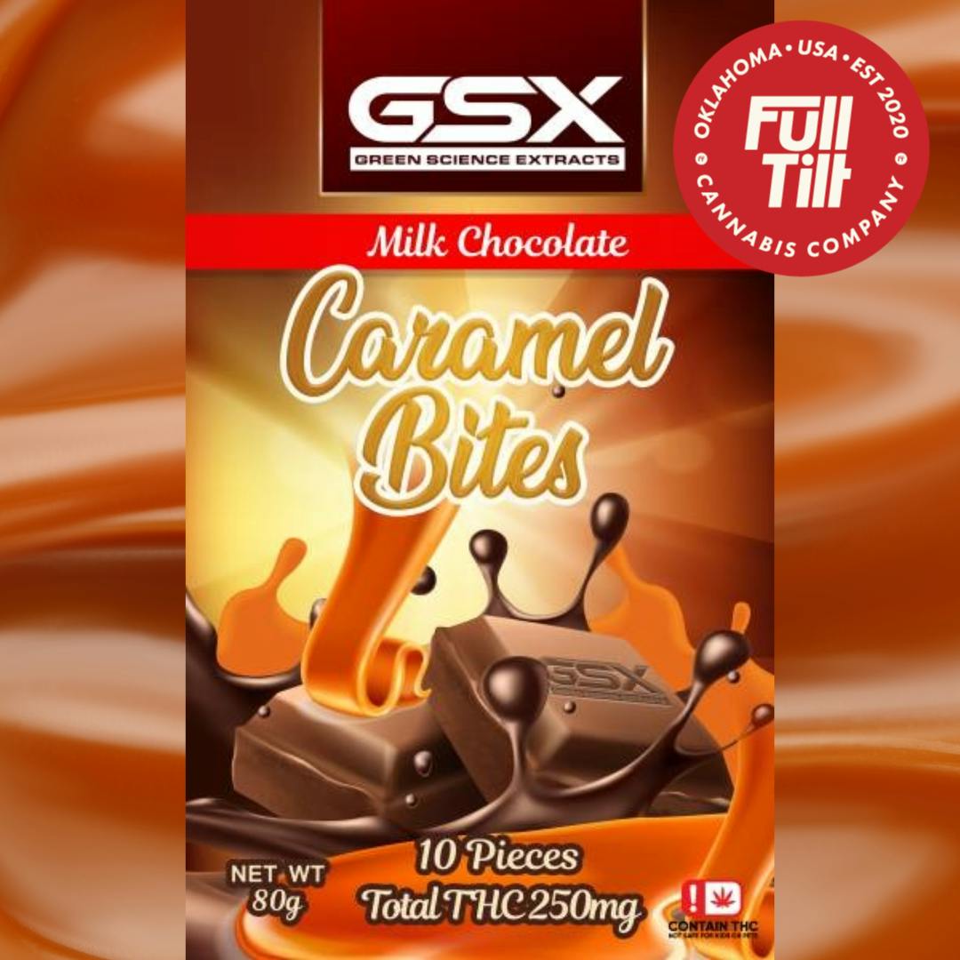 Caramel Chocolate Bites | Chocolates | 10pk | 25mg/ea