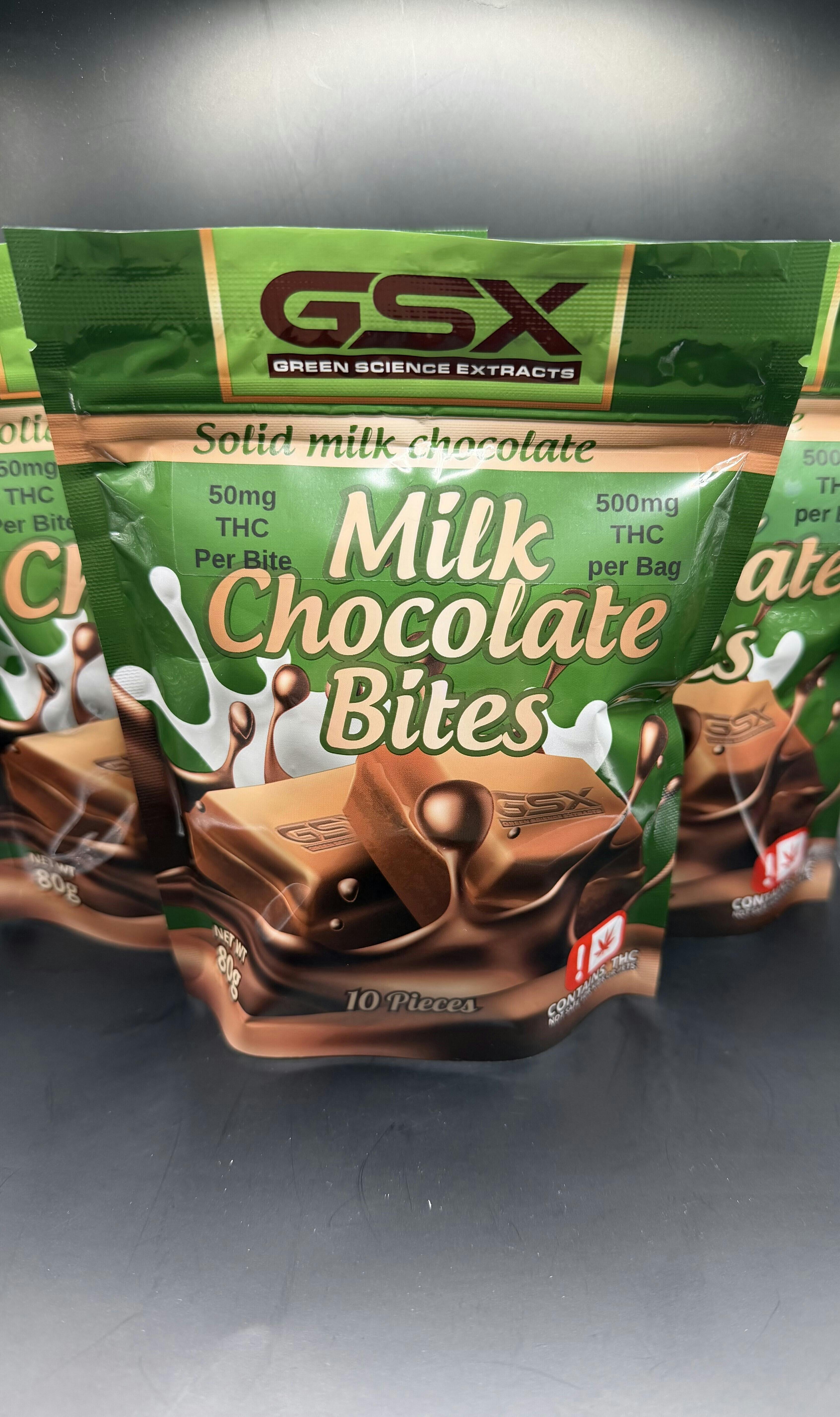 GSX | Milk Chocolate Bites | 500MG Bag (Tax Included) | Chocolates | 10pk |