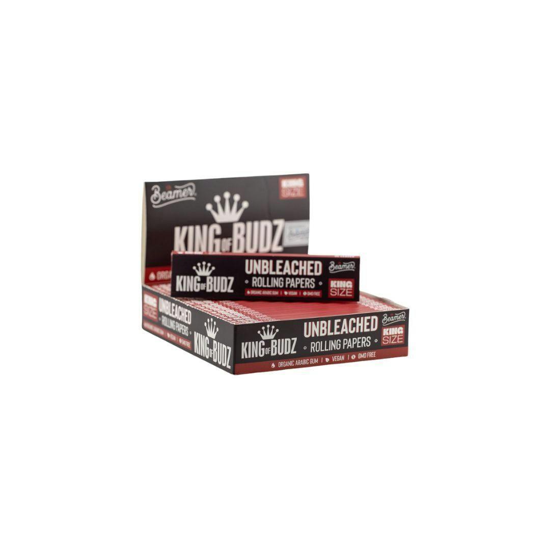 King Of Budz - King Size Unbleached Rolling Papers | Accessories