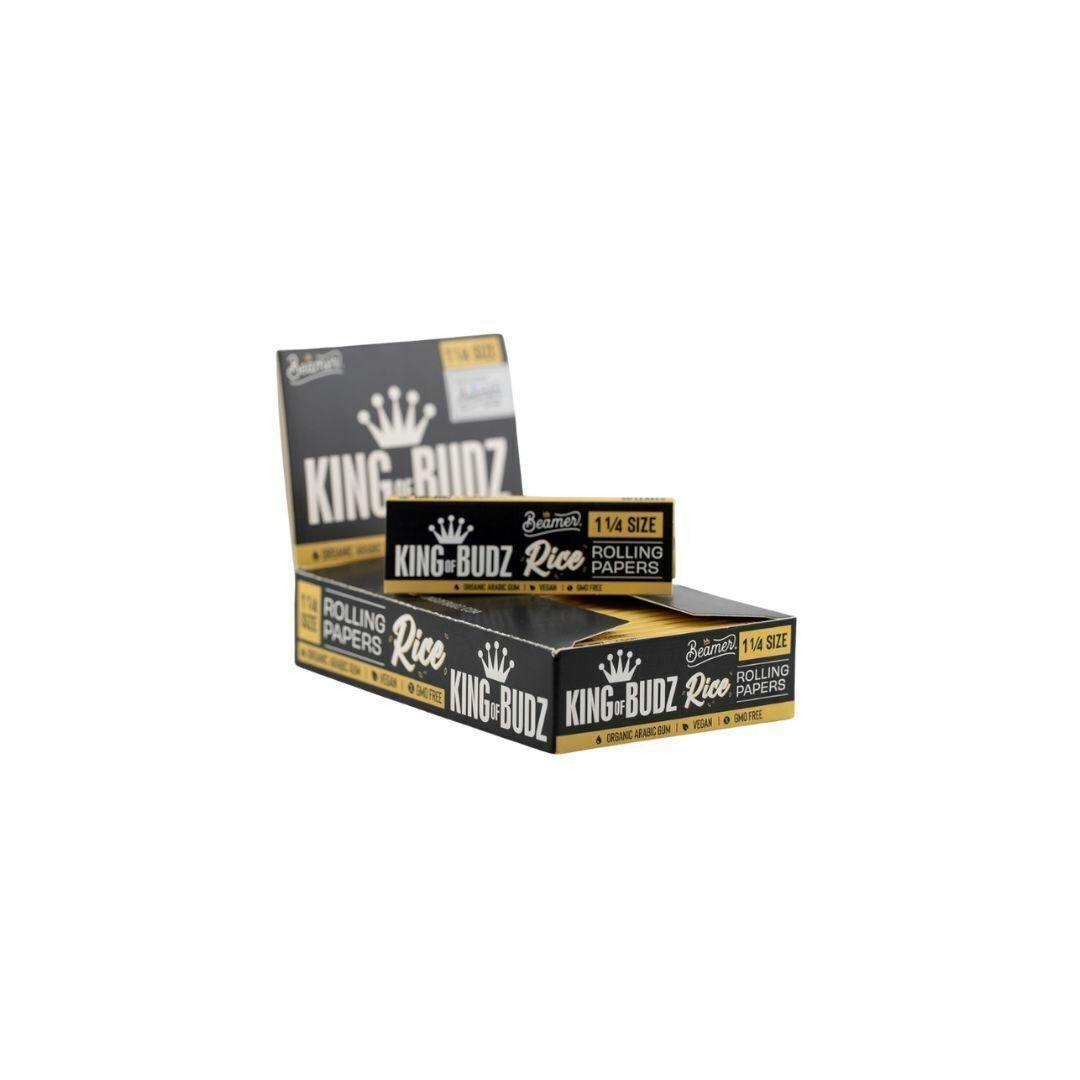 King Of Budz - 1 1/4 Rice Rolling Papers | Accessories