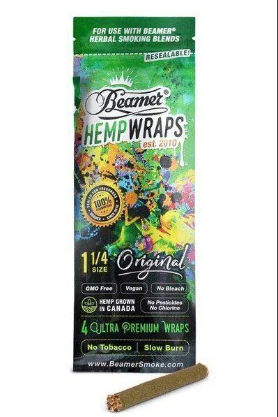 Beamer - 4pk 1 1/4 Size Hemp Wrap - Original | Accessories