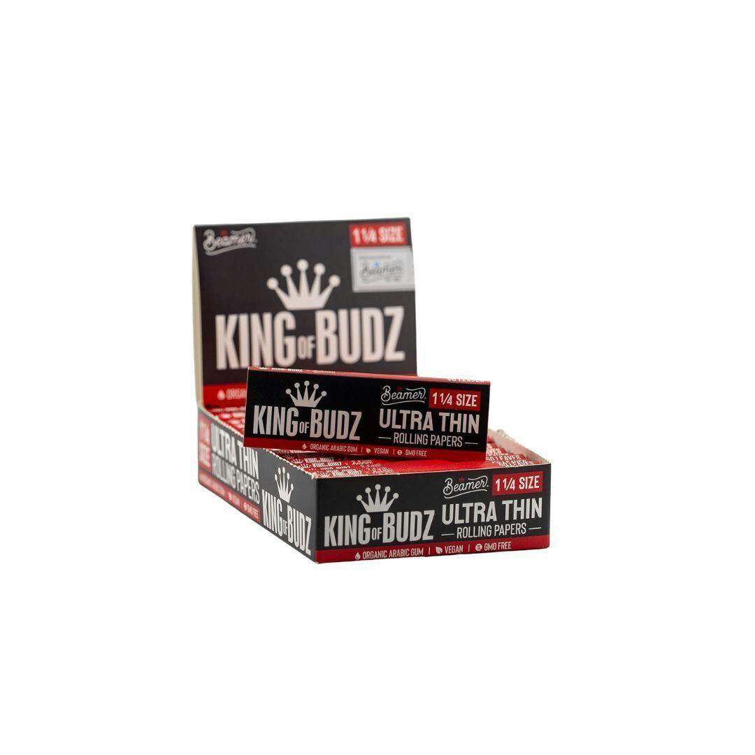King Of Budz - 1 1/4 Ultra Thin Rolling Papers | Accessories