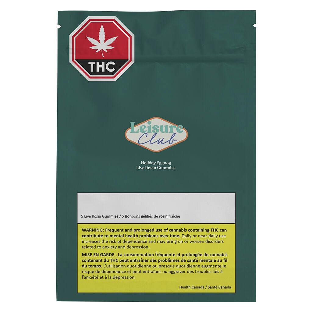 Holiday Eggnog Live Rosin Gummies | Gummies | 5pk | 2mg/ea