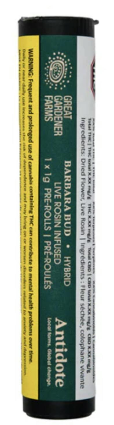 Barbara Bud | Infused Joints | 1g