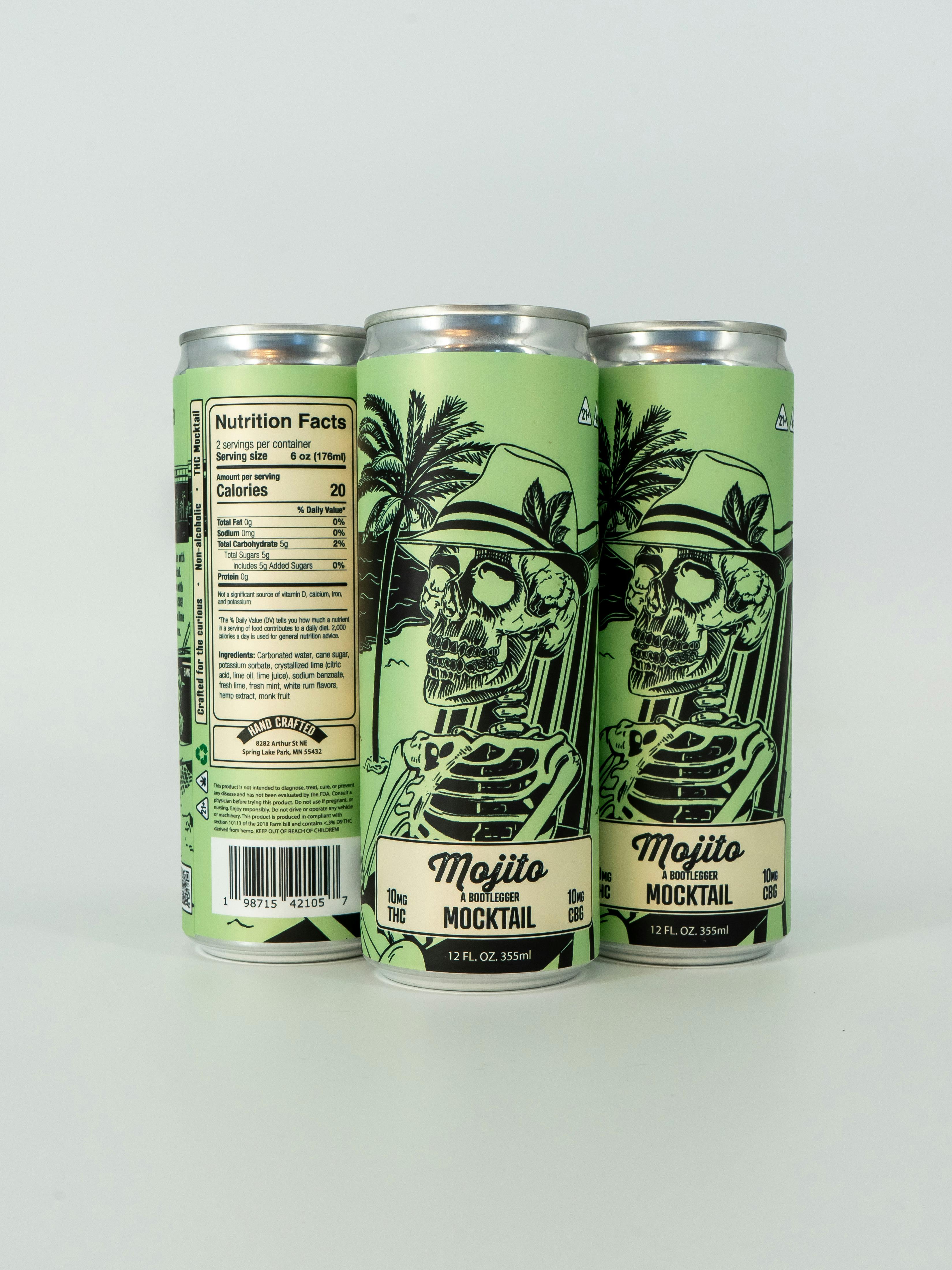 Mojito Lime Mint | Non-carbonated | 10mg | 12fl oz at Black Bear Weed DIspensary Winona