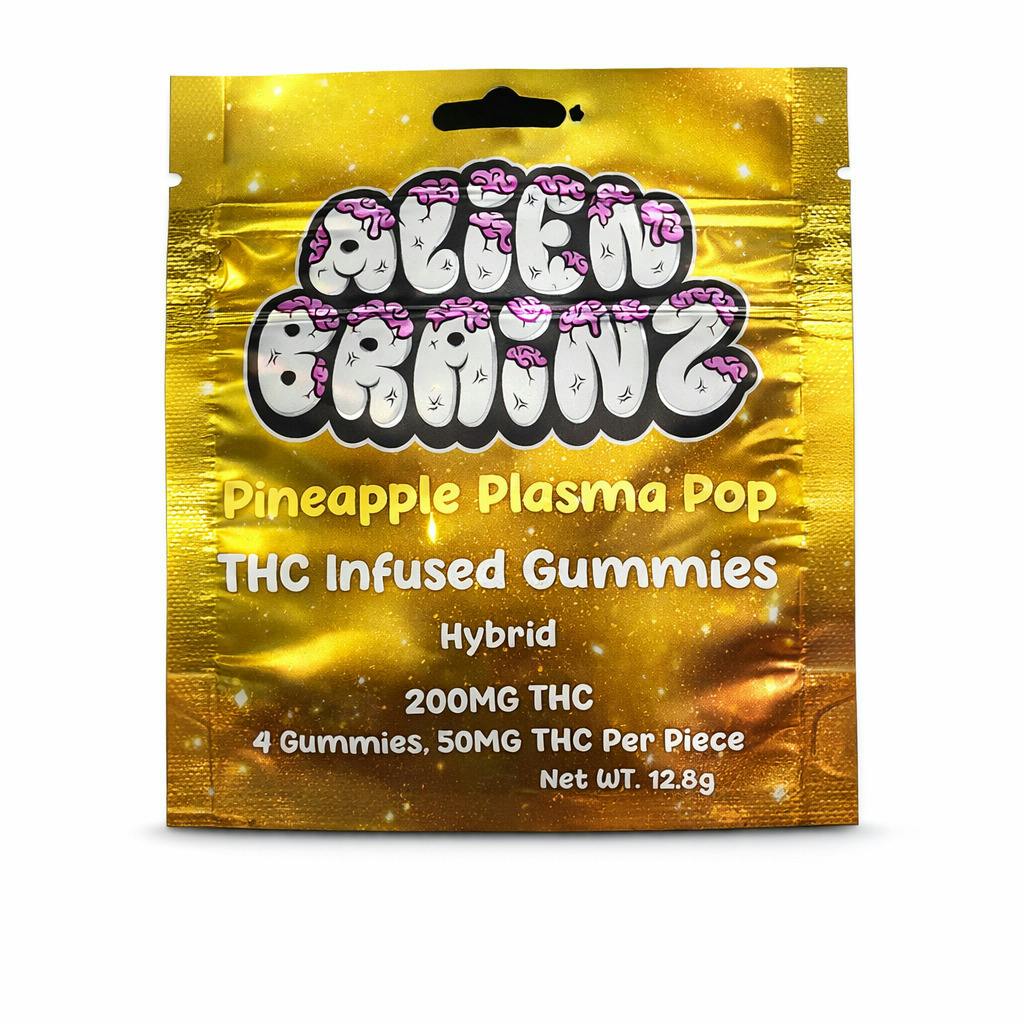 Pineapple Plasma Pops | Gummies | 4pk | 50mg/ea