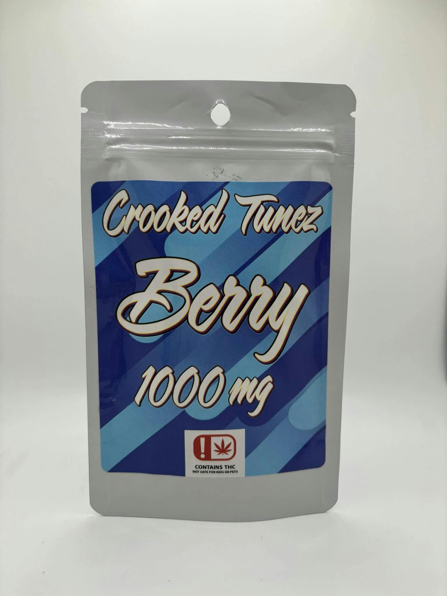 Crooked Tunez 1000mg Berry Gummies | Gummies | 1000mg/ea