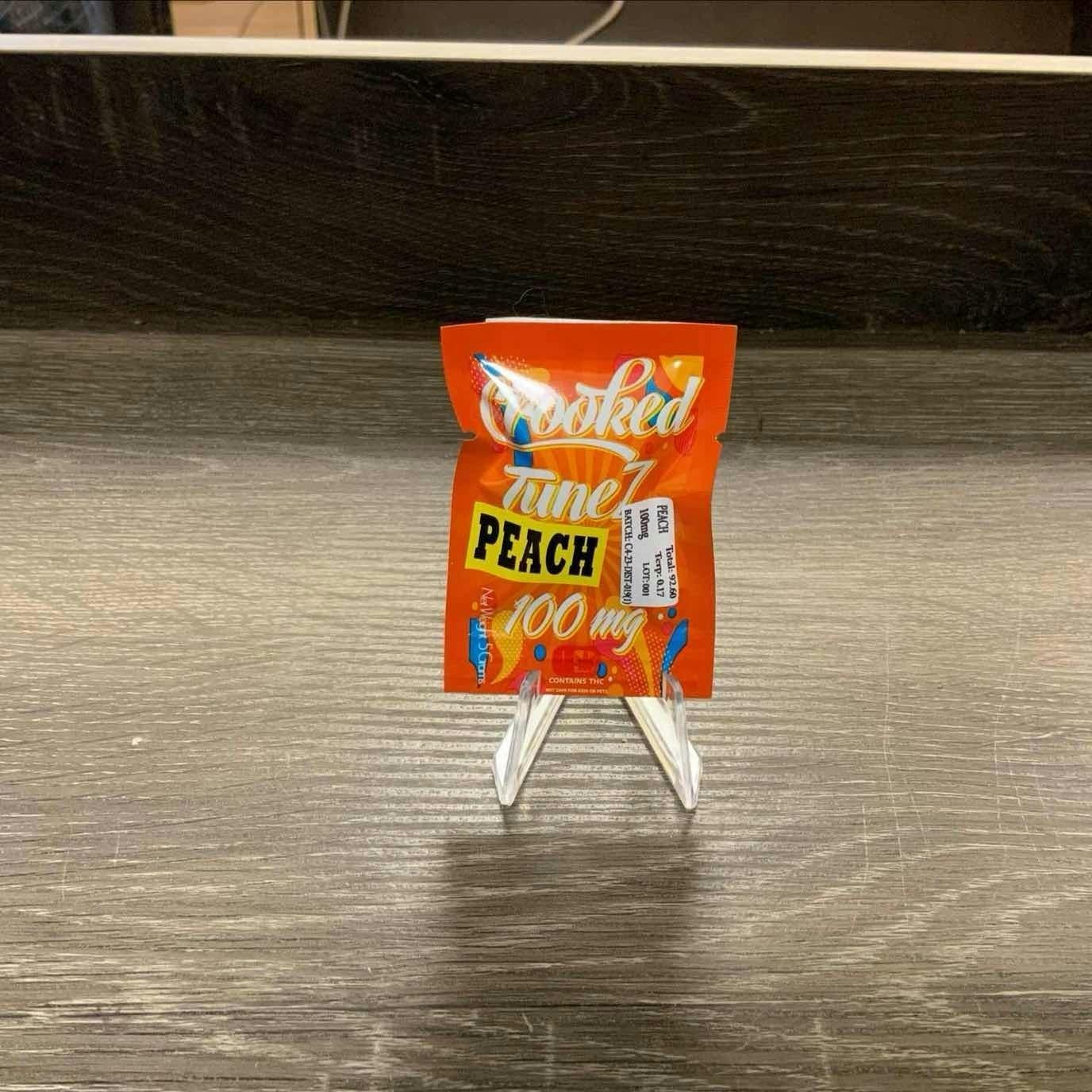 Peach | Crooked Tunez | Gummy | 100mg | Gummies | 100mg/ea