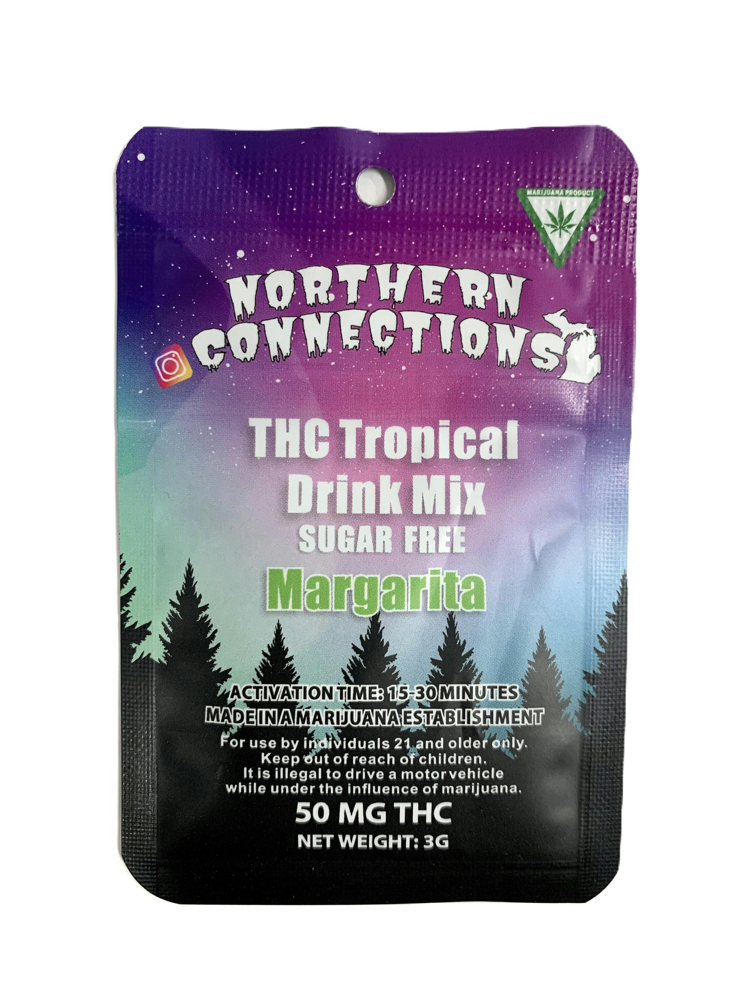Edible - THC Tropical Drink Mix Sugar Free - Margarita - 50mg | 50mg/ea