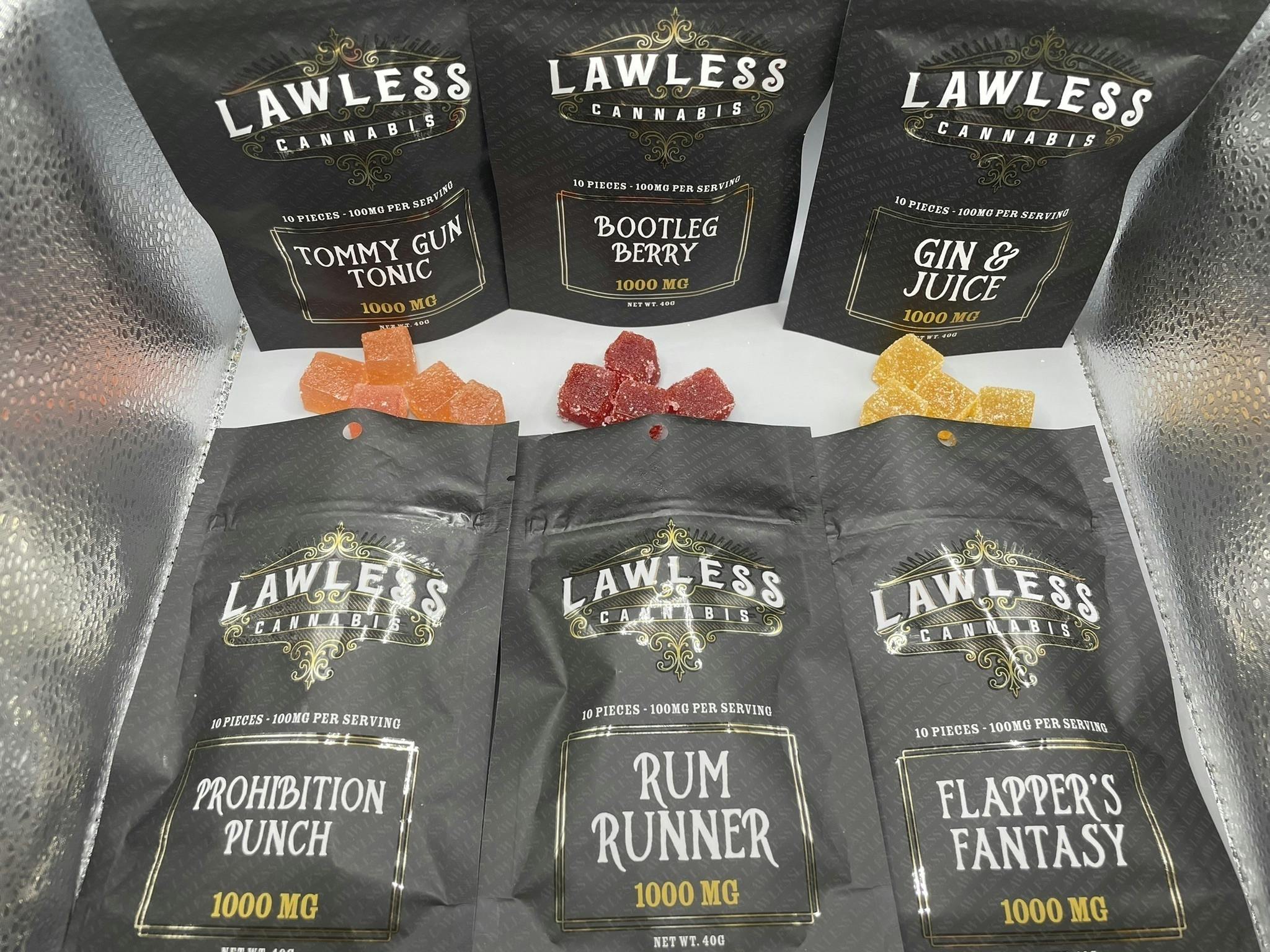Lawless Gummies | Gummies | 10pk | 100mg/ea