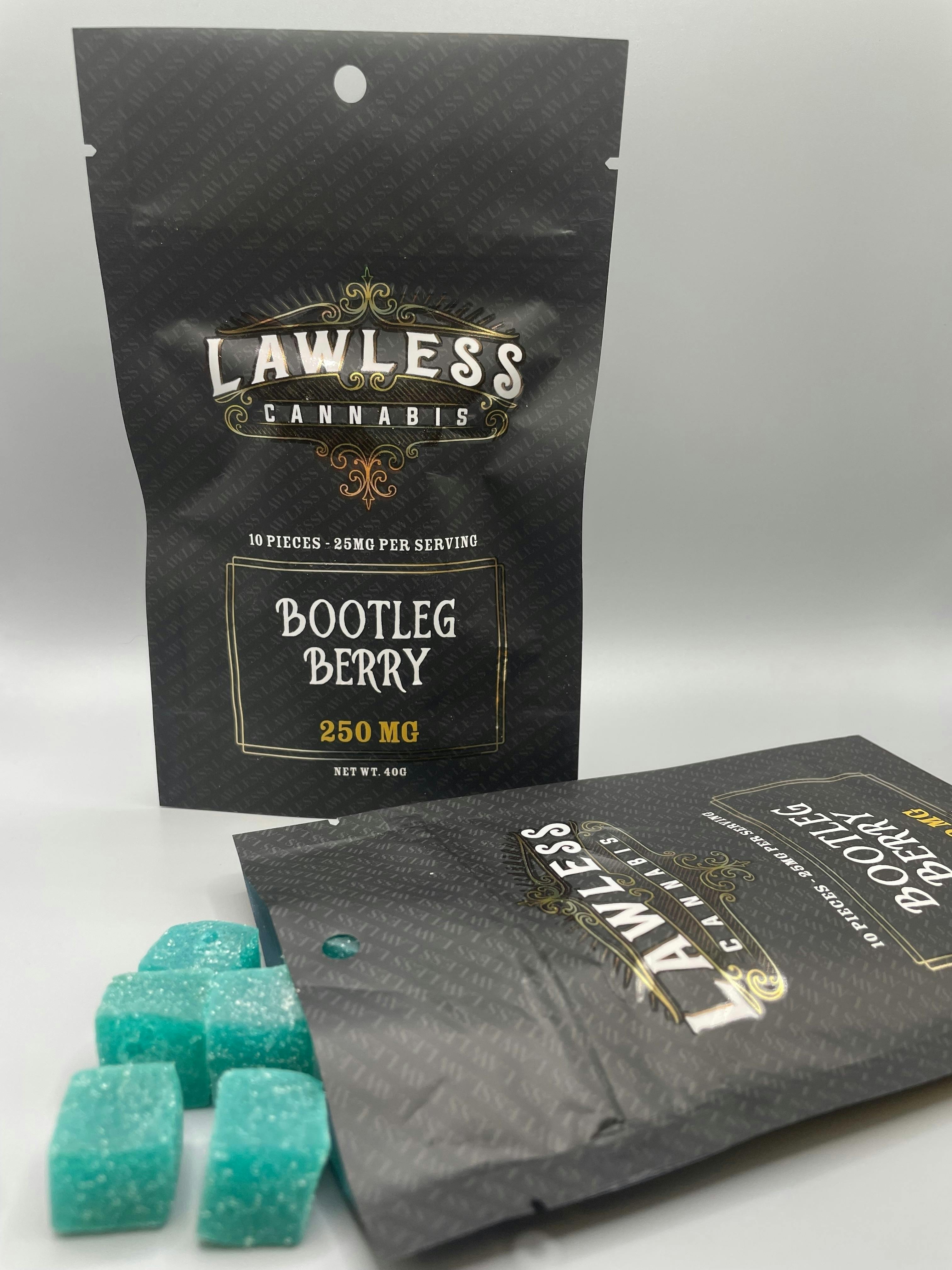 Lawless Gummies -Bootleg Berry 250mg | Gummies | 10pk | 25mg/ea