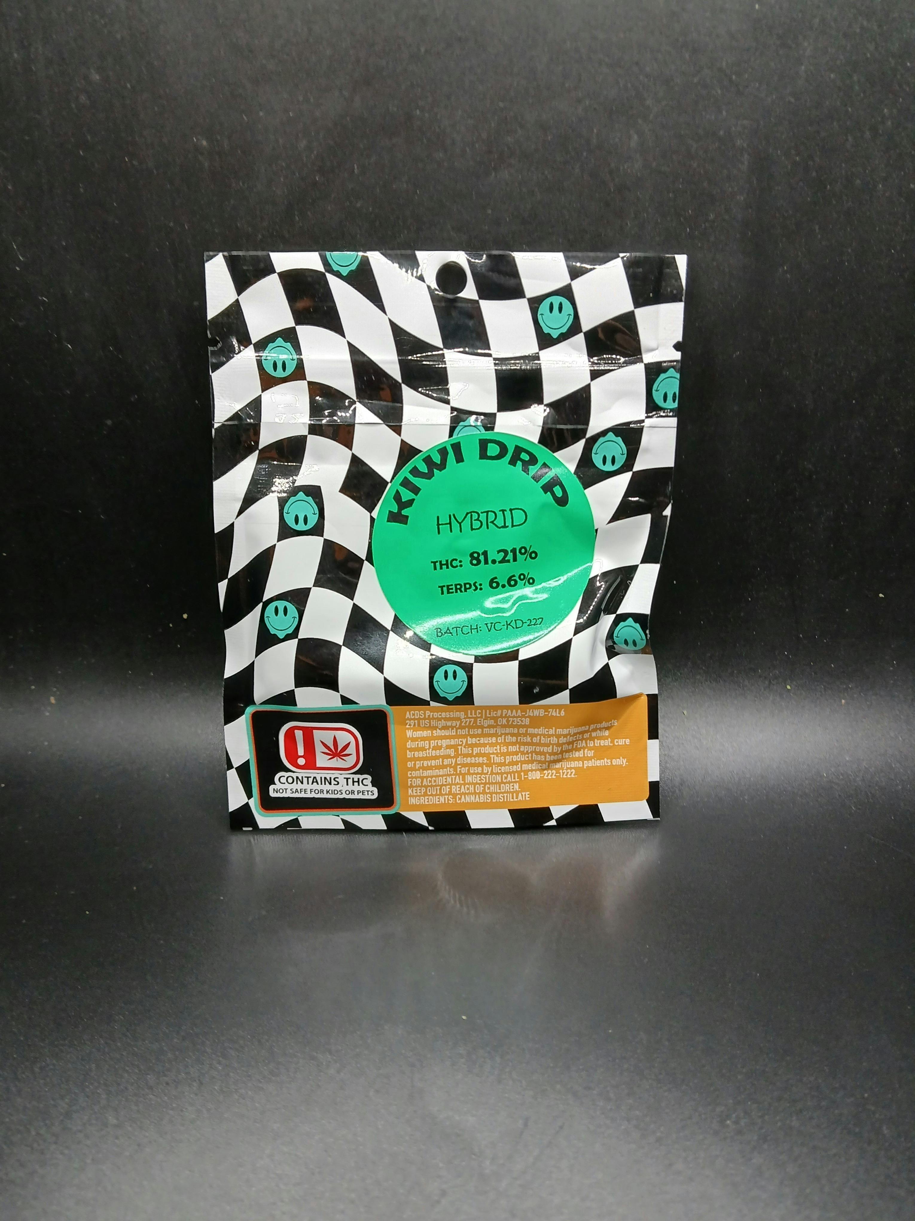 Kiwi Drip | Cartridge | 1g at Affordable Medical Cannabis Dispensary-Claremore