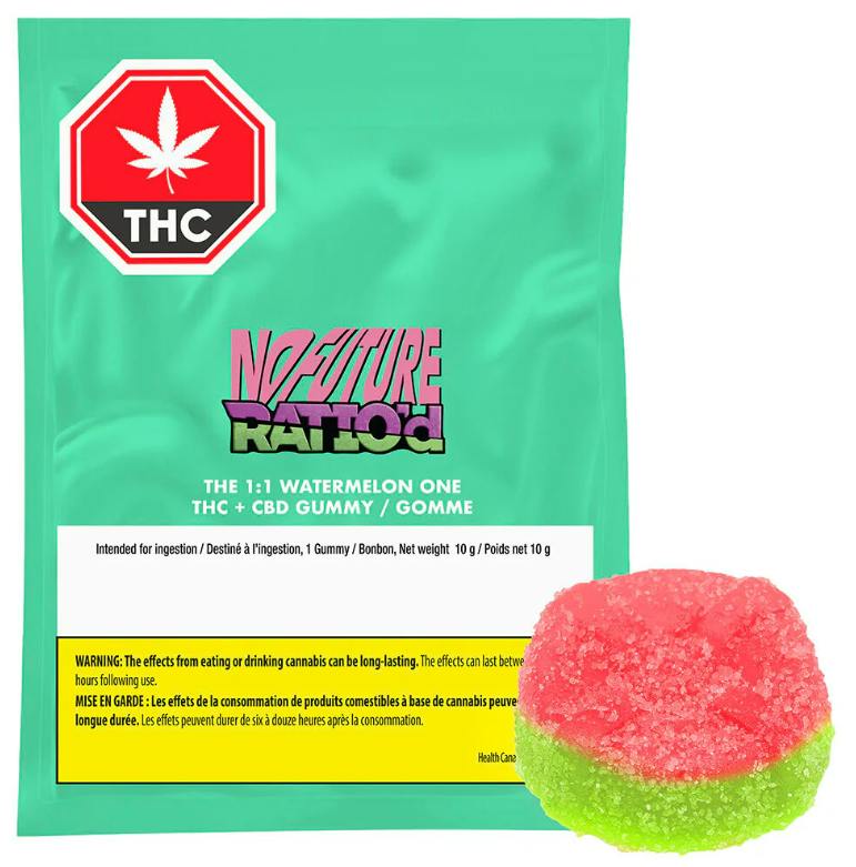 Ratio'd The Watermelon One 1:1 THC:CBD | Gummy | 1pk | 10mg THC