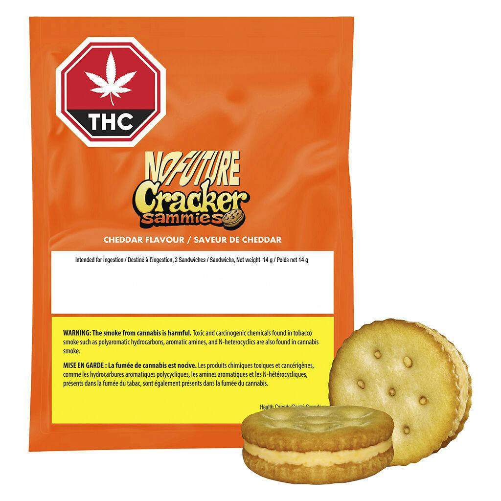 Cracker Sammies Cheddar Flavour | 2pk | 5mg/ea