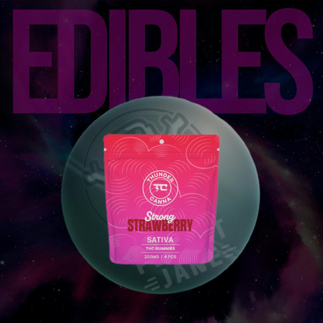 Strong Strawberry Gummies | Gummies | 4pk | 50mg/ea