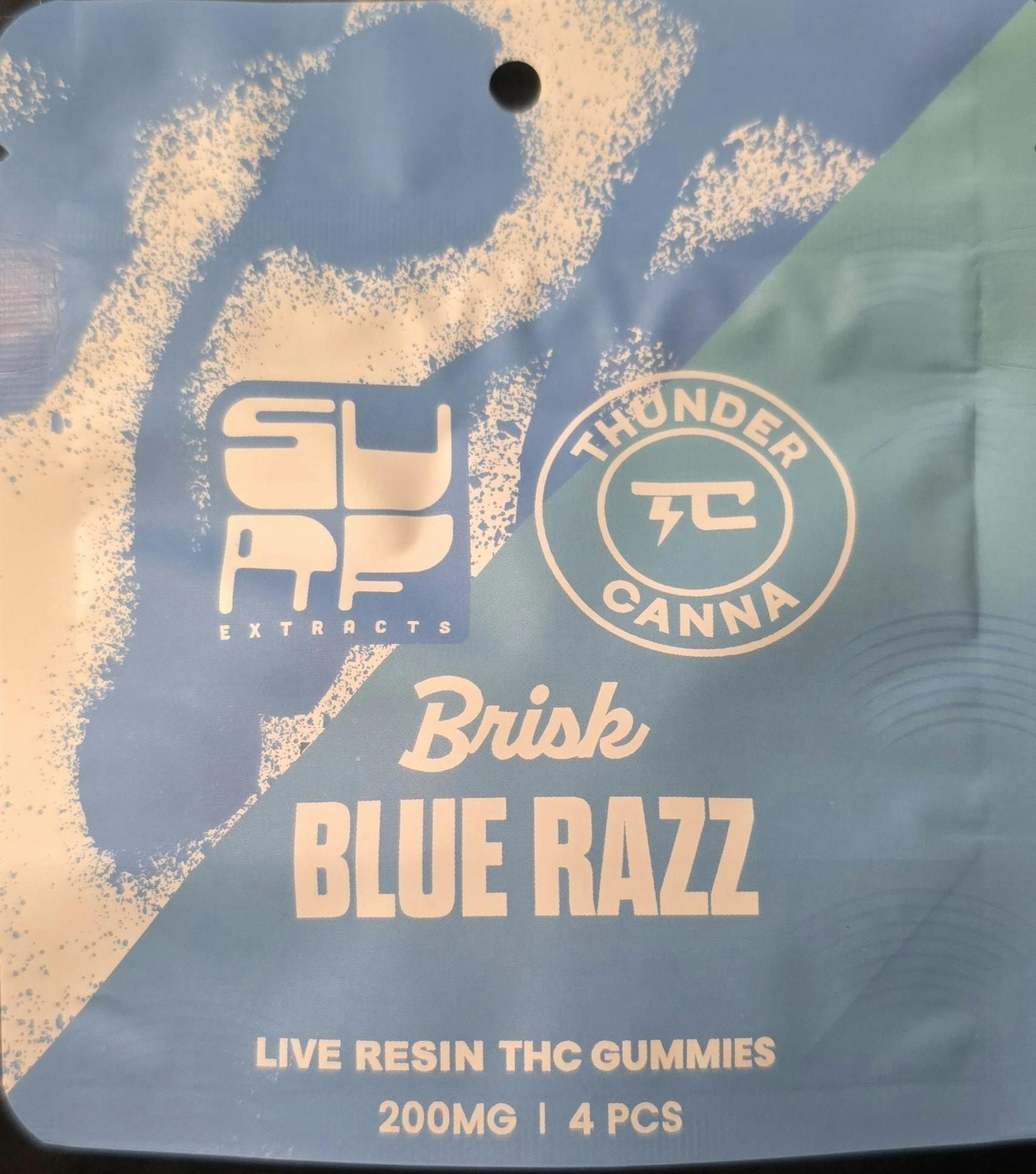 Blue Razz | Gummies | 4pk | 50mg/ea at The Dude Abides Mottville