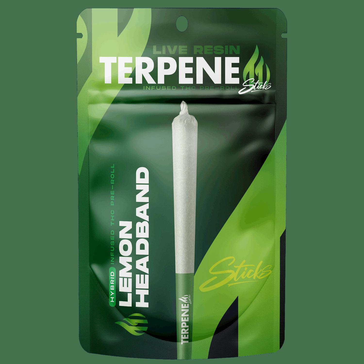 lemon headband | Infused Joints | 1.2g at The Flower Bowl Cannabis Dispensary New Buffalo