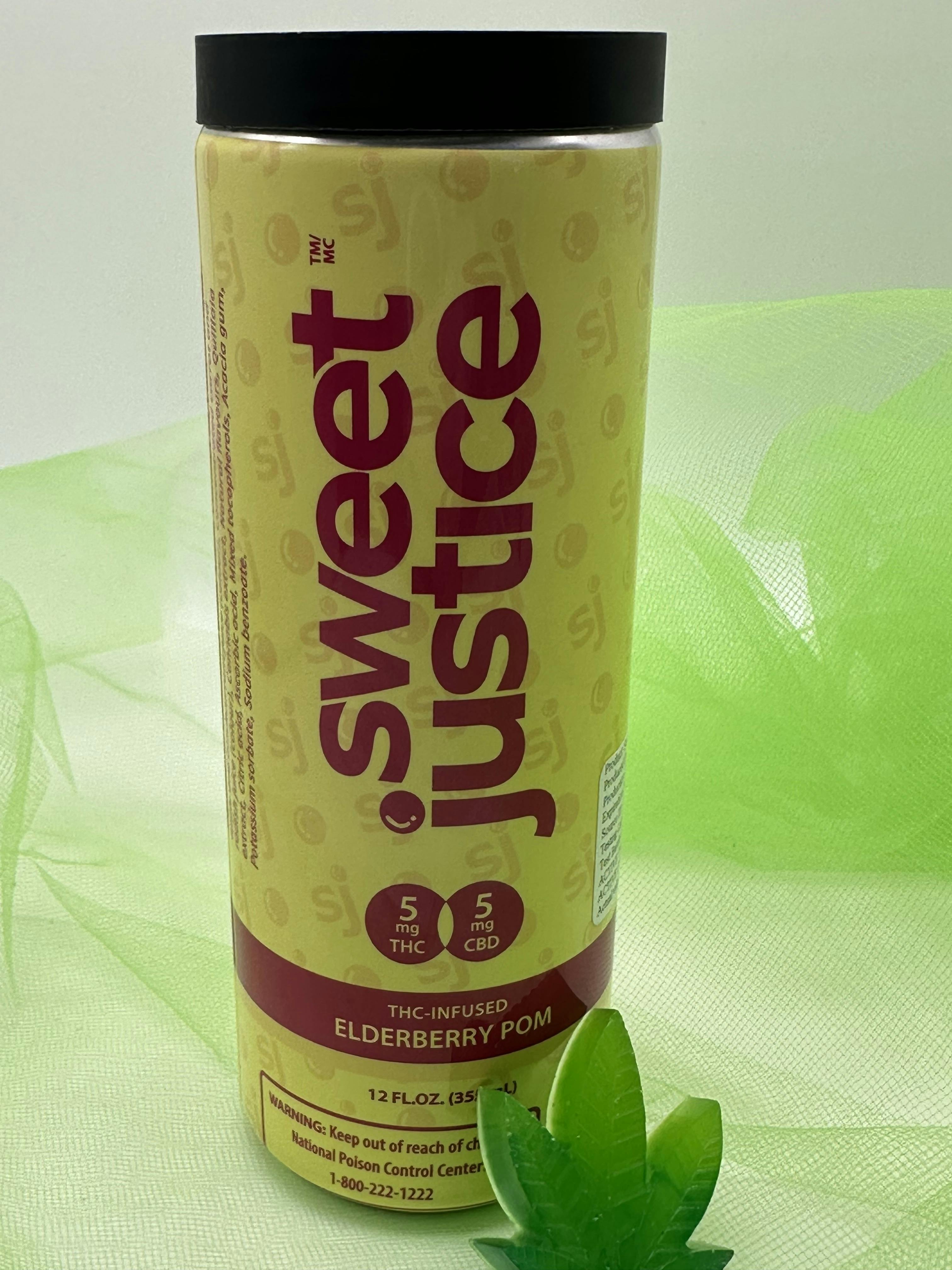Elderberry Pomegranate | Non-carbonated | 5mg | 12fl oz at Green Eden