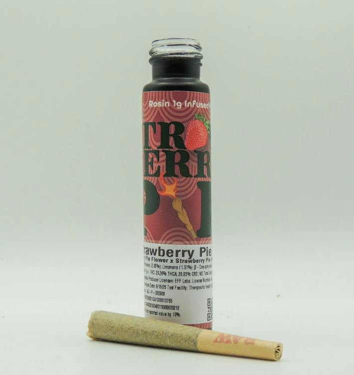 Strawberry Pie | Infused Joints | 1g at Emerald Fire Farms and Provisioning Center