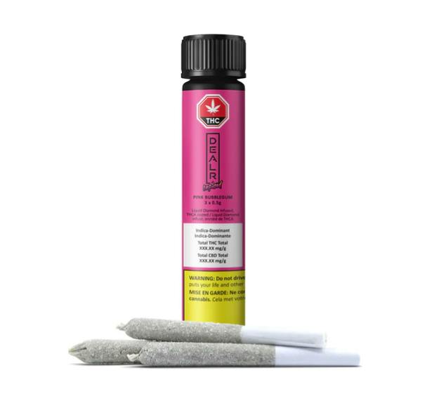 Indiana Bubblegum | Infused Joints | 0.5g | 3pk