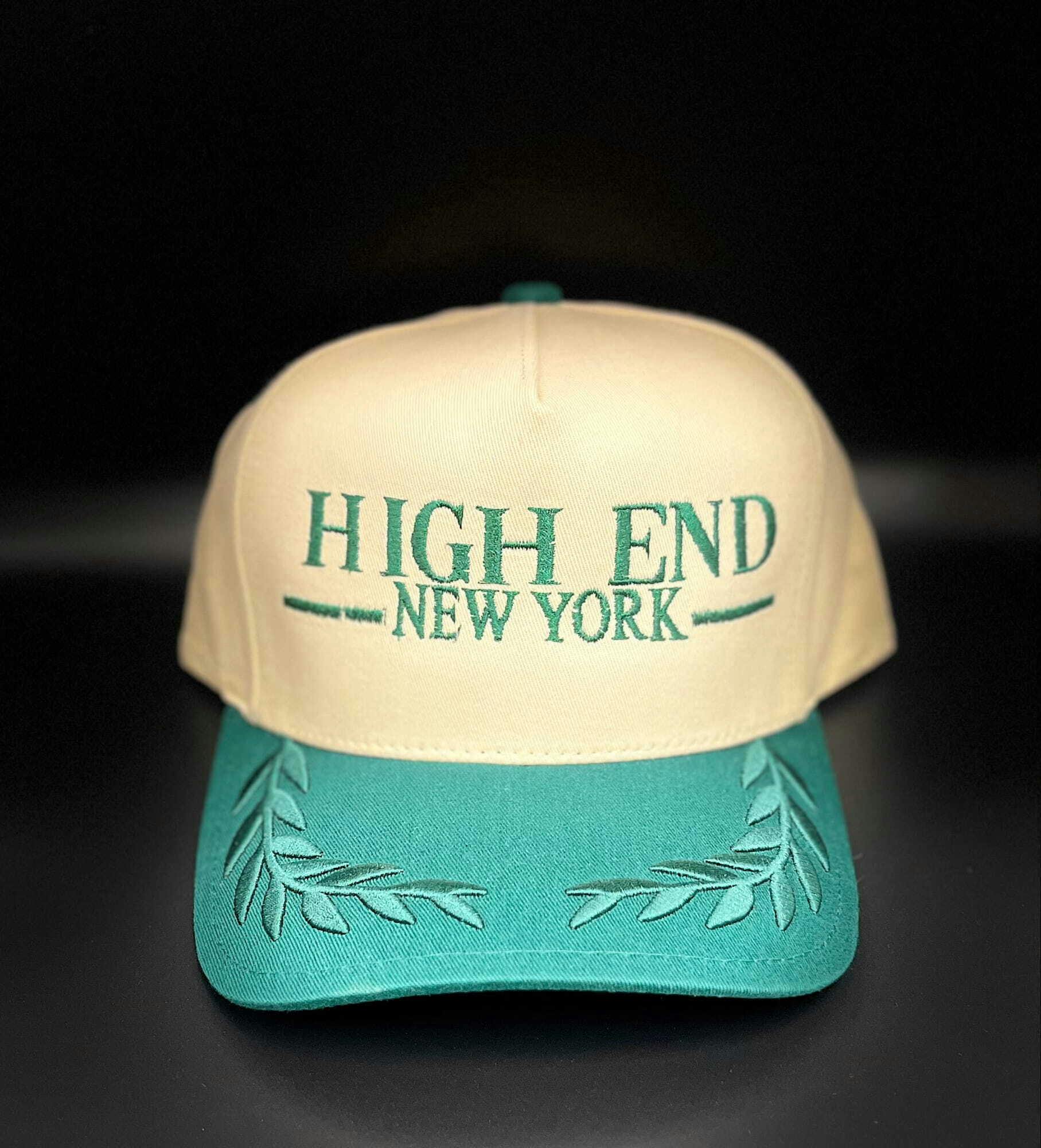 High End Snapback Hat (Black Leaf) | Apparel