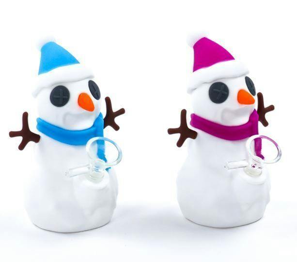 5.5" Silicone Snowman Bong | Bongs