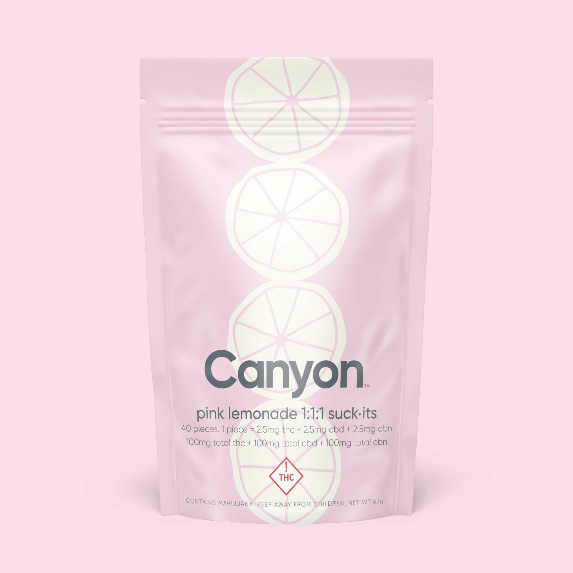 Pink Lemonade 1:1:1 | 40pk | 2.5mg/ea