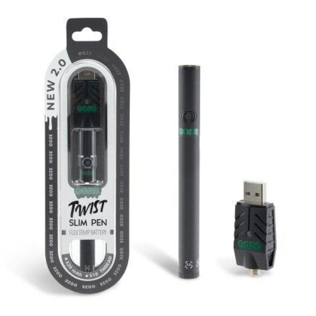 Ooze Slim Twist Pen 2.0 - Panther Black | Vaporizer