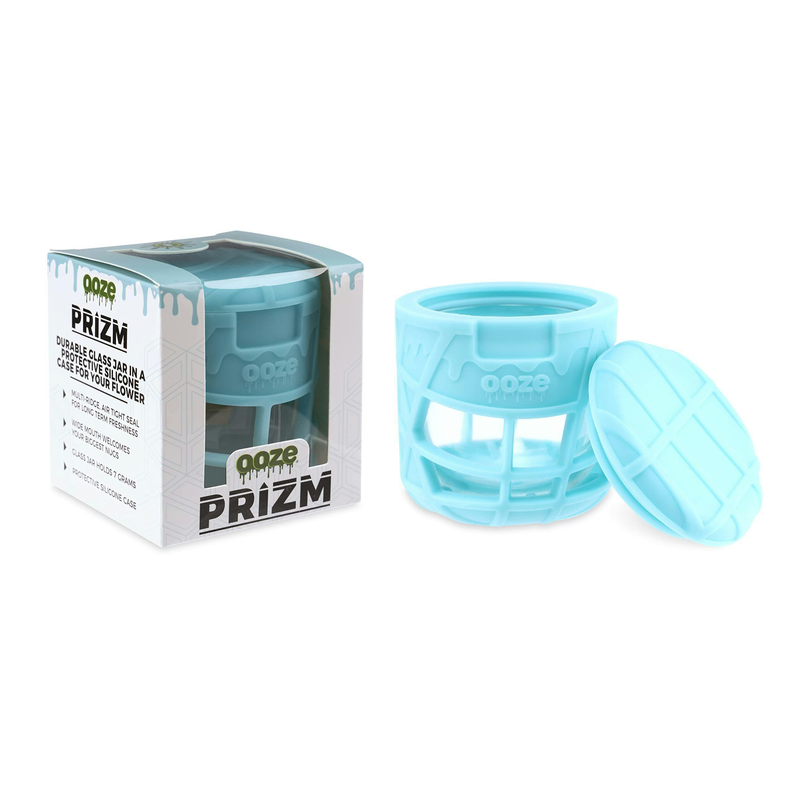 Ooze Prizm Silicone Stash Jar - Aqua Teal | Accessories