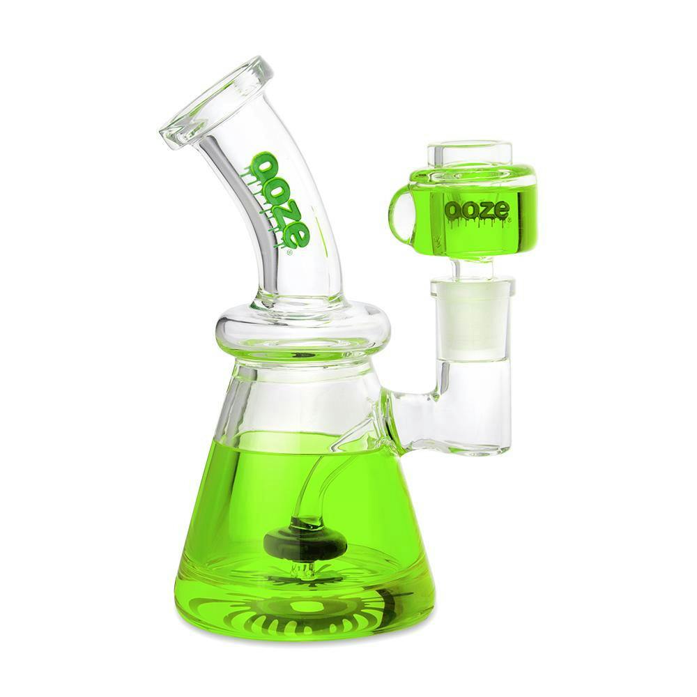 Ooze Glass Glyco Glycerin Bong - Green | Bongs