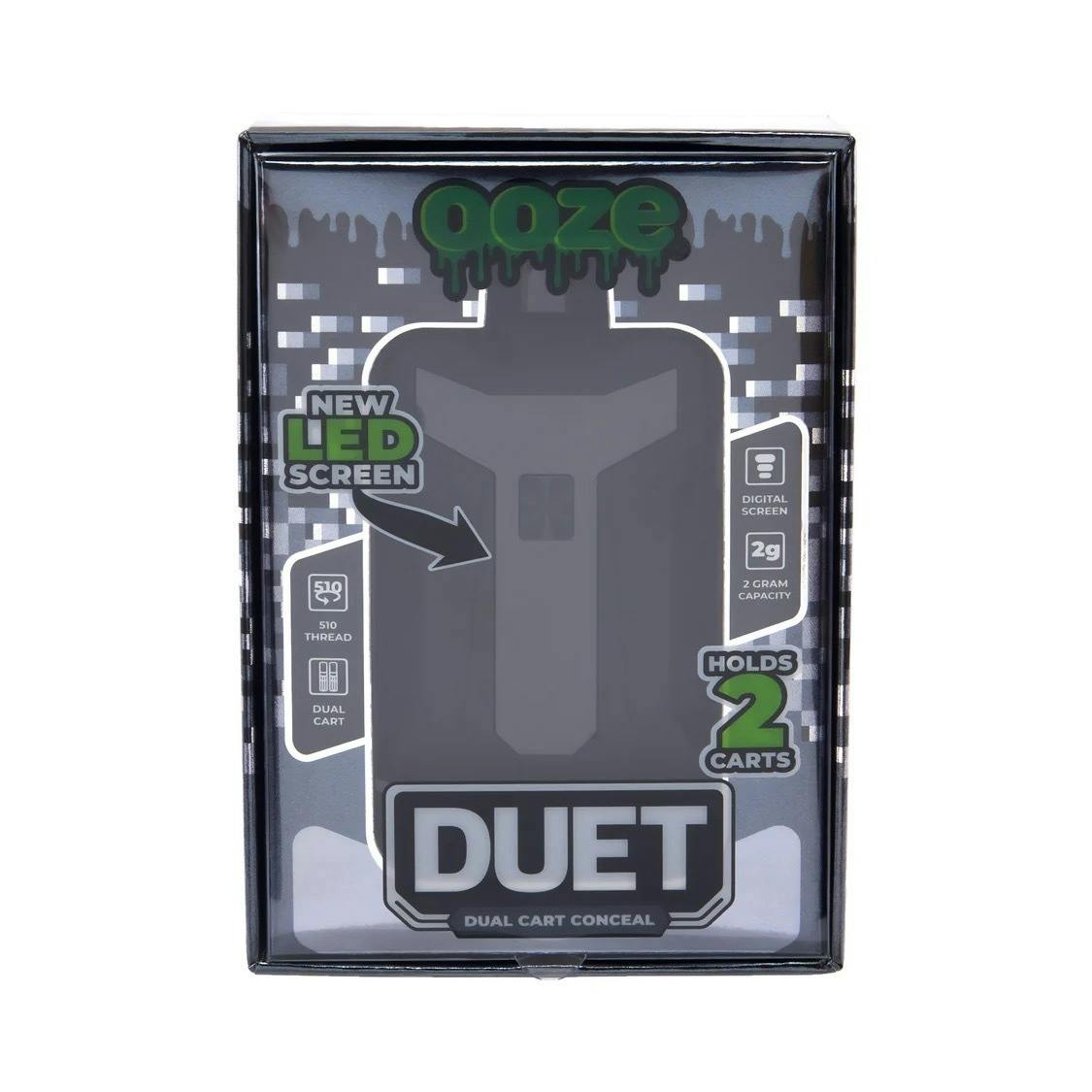 Ooze Duet | Dual 510 Battery | Black | Vaporizer