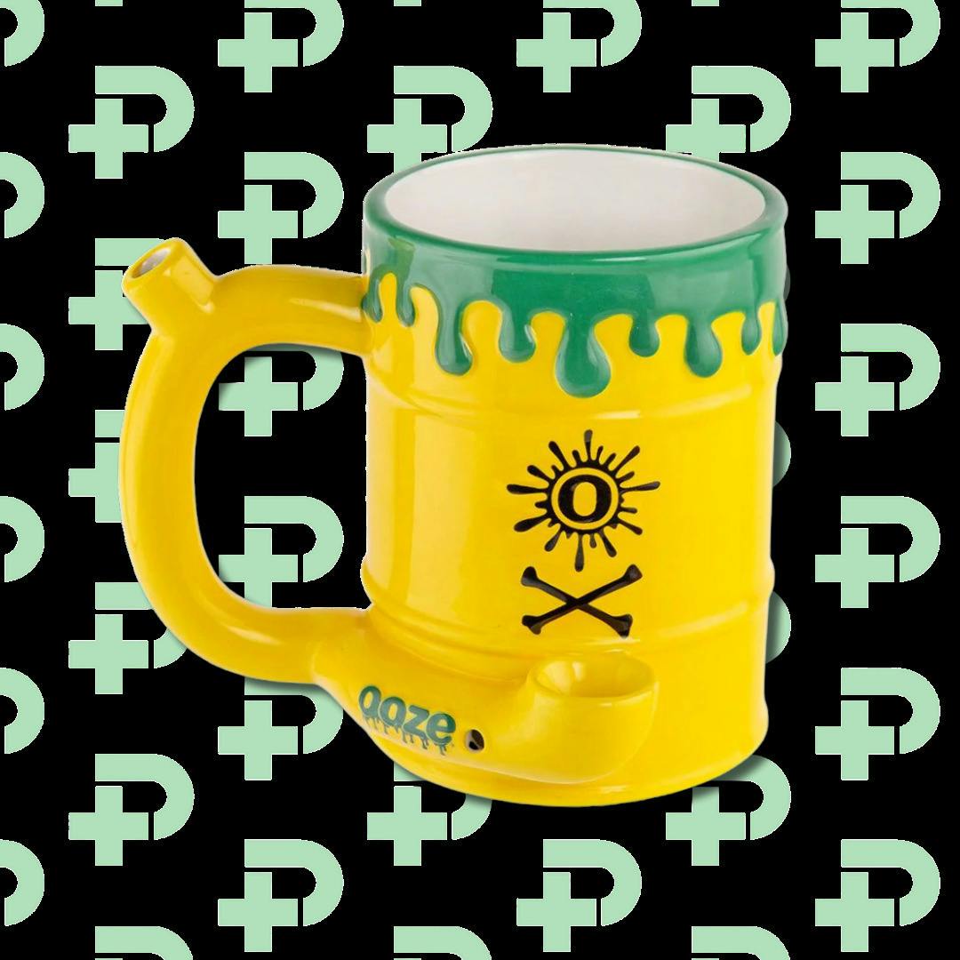 Ooze Ceramic Mug Pipe (Toxic Waste Barrel) | Accessories