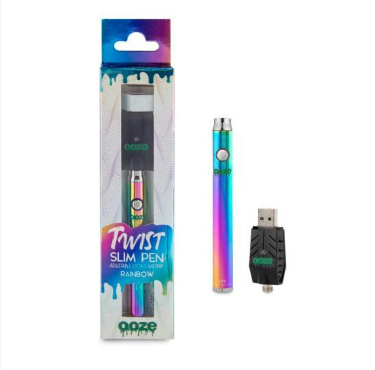 Ooze - Slim Twist - Battery - Rainbow | Accessories