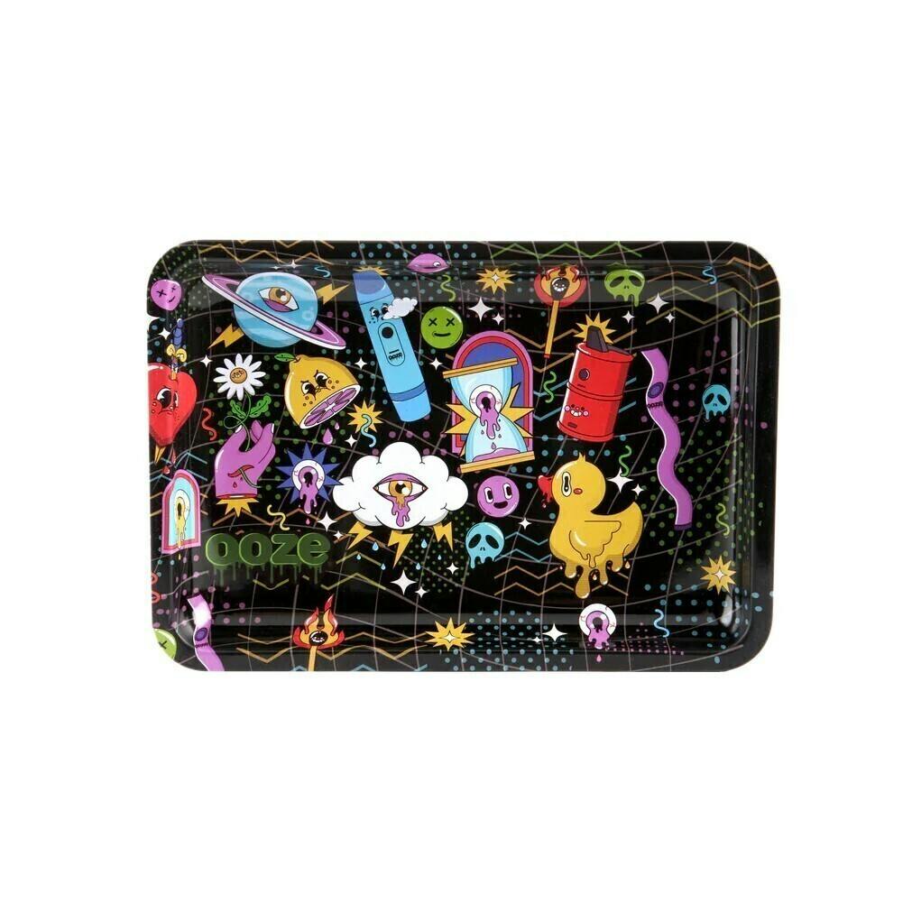 Ooze - Time Warp Metal Rolling Tray - Small | Accessories