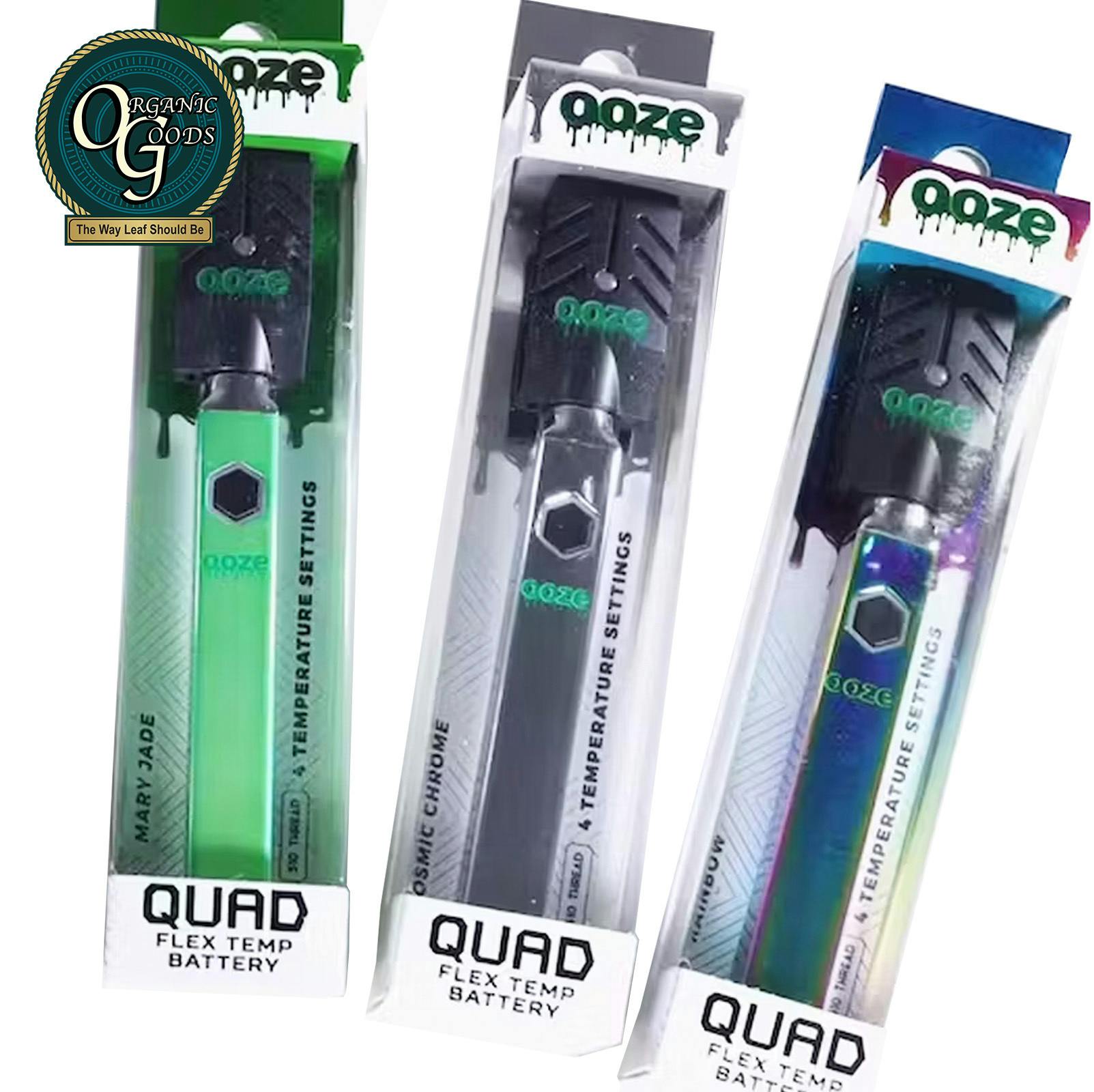 Ooze Quad Flex Temp Battery | Vaporizer
