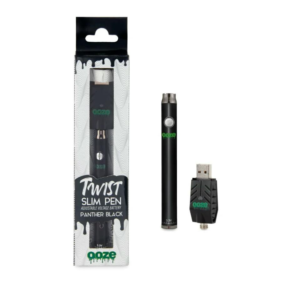 Ooze | Twist | 320mAh (Assorted Colors) | Slim Pen | Accessories