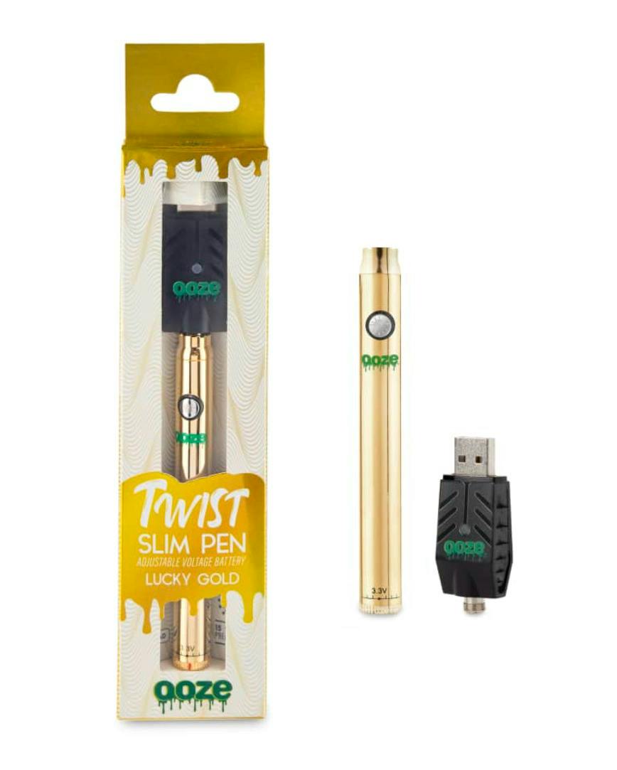 Ooze | Slim Twist W/ Smart USB Charger | Lucky Gold | Accessories