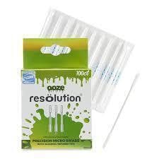 Ooze Resolution Micro Swaps W/Alcohol Infused Tips | 100ct | Accessories