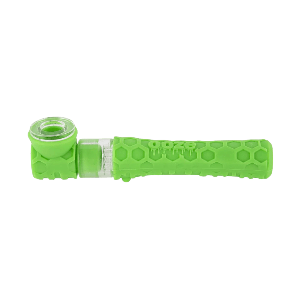 Ooze Piper Silicone Pipe + Chillum Green | Pipes