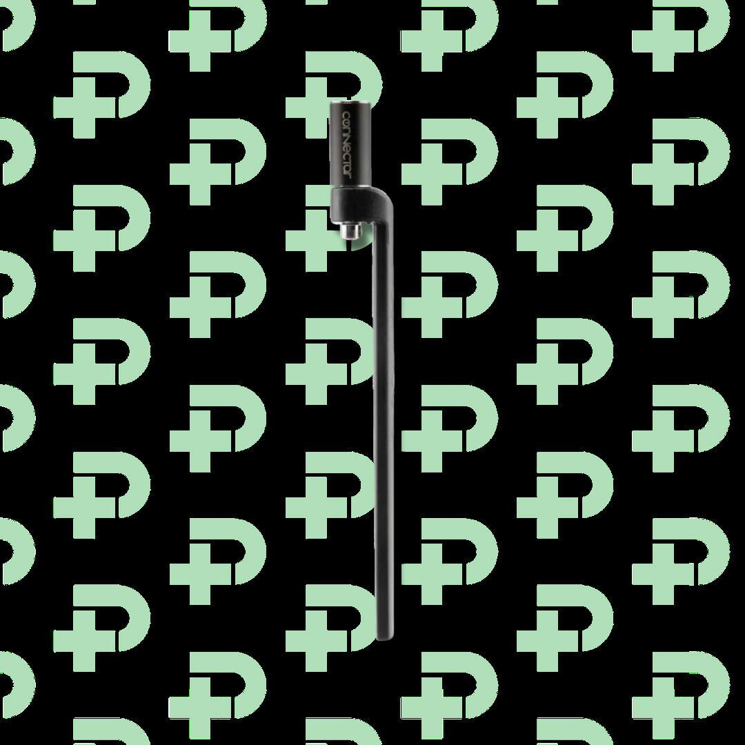 Ooze x Stache ConNectar - 510 Thread Dab Straw Vape Pen Attachment - Green
