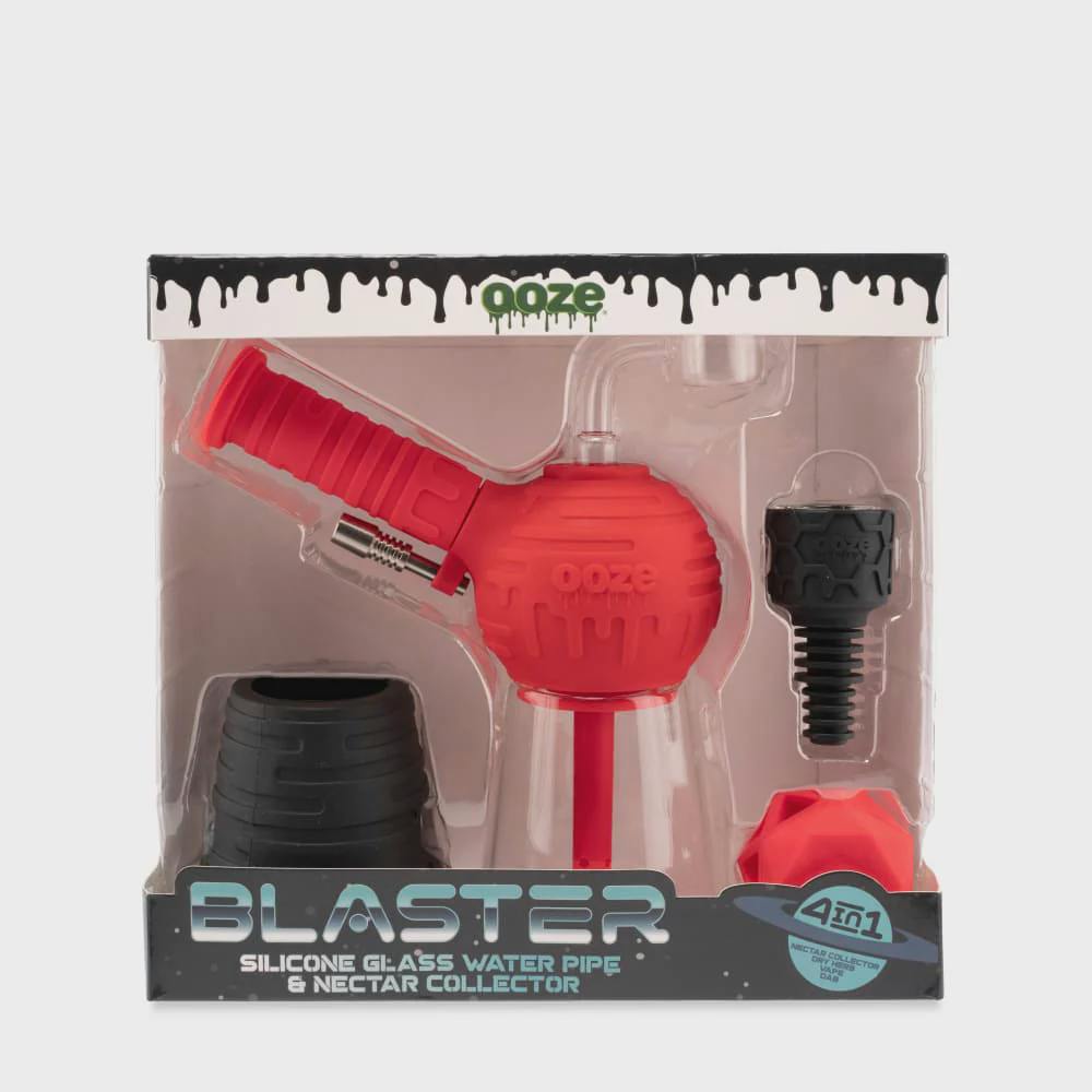 OOZE Blaster Water Pipe & Nectar Collector 4-In-1 | Accessories