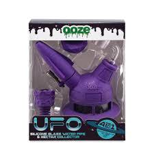 Bong - TF - Ooze UFO Silicone Glass Water Pipe and Nectar Collector - Glow