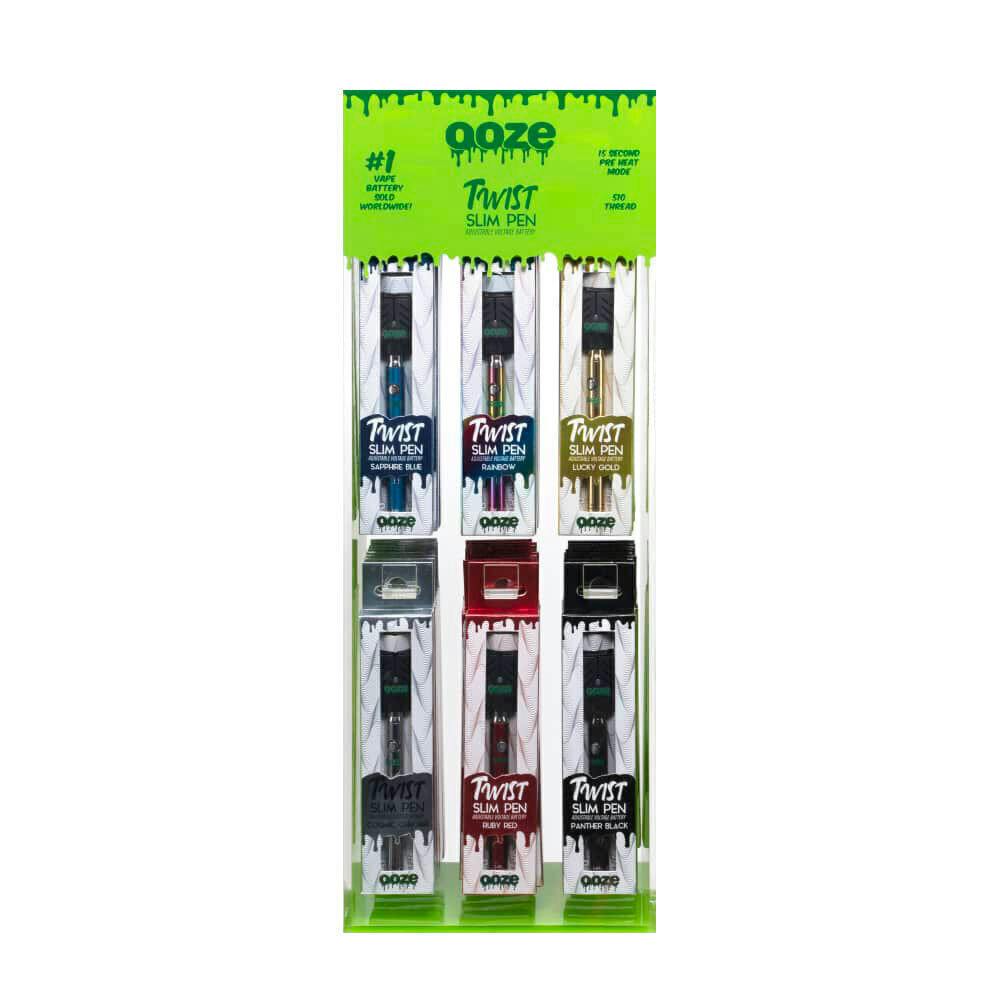 Slim Twist Battery with Charger | Assorted Colors | Vaporizer