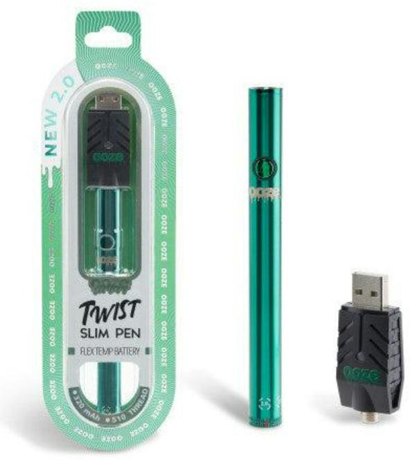 Slim Twist Pen 2.0 Aqua Teal | Batteries